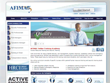 Tablet Screenshot of imac-training.com